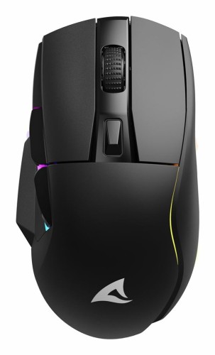 Mysz optyczna RGB Skiller SGM50W czarna + stacja - 2742955