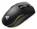 Mysz optyczna RGB Skiller SGM50W czarna + stacja - 2742957