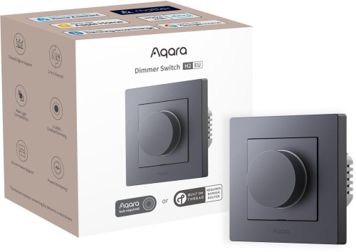 Aqara Dimmer Switch H2 EU Szary Ściemniacz światła z pokrętłem KD-R01D-G - 2743354