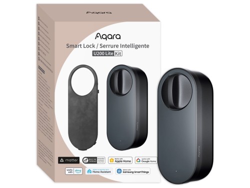 Inteligentny zamek do drzwi Aqara Smart Lock U200 Lite Czarny EL-D03D - 2743383