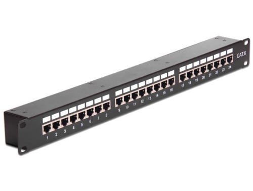 Patch Panel Delock 43295 - Cat6 - Montaż w szafie - 1U - 44 mm - 44 mm - 2743415