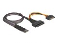 Adapter NVMe Delock M.2 Key M zu U.2 SFF-8639 NVMe Adapter 50cm - 2743416