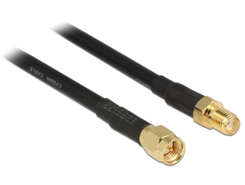 Antena Przedłużacz kablowy Delock CFD200 - 15 m - czarny - 2743631