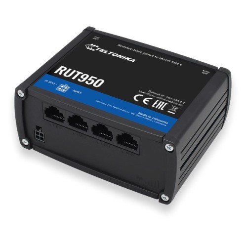 Router LTE Teltonika RUT950U022C0 (3G/4G/LTE SIM, xDSL; 2,4 GHz) (WYPRZEDAŻ) - 2743722