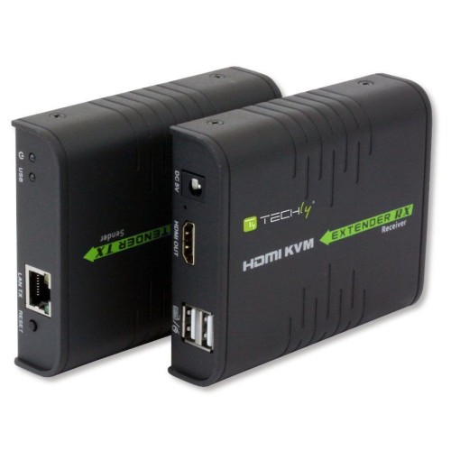 Techly IDATA HDMI-KVM2 przedłużacz KVM Nadajnik i odbiornik - 2697654