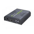 Techly IDATA HDMI-KVM2 przedłużacz KVM Nadajnik i odbiornik - 1330551