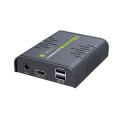 Techly IDATA HDMI-KVM2 przedłużacz KVM Nadajnik i odbiornik - 1462918