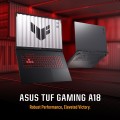 ASUS TUF Gaming A18 FA808UM-S9058 Ryzen 7 260 18.0" 2.5K 240Hz IPS-level 500nits AG 16GB DDR5 5600 SSD512 GeForce RTX 5060 8GB WLAN+BT LAN Cam1080p 90WHrs NoOS Jaeger Gray - 2744598