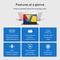 ASUS Vivobook 15 X1504VA-BQ2947 Core 5 120U 15.6"FHD IPS-level Panel 60Hz 250nits AG 16GB DDR4 SSD512 Intel Graphics WLAN+BT Cam720p 42WHrs NoOS Quiet Blue - 2744871
