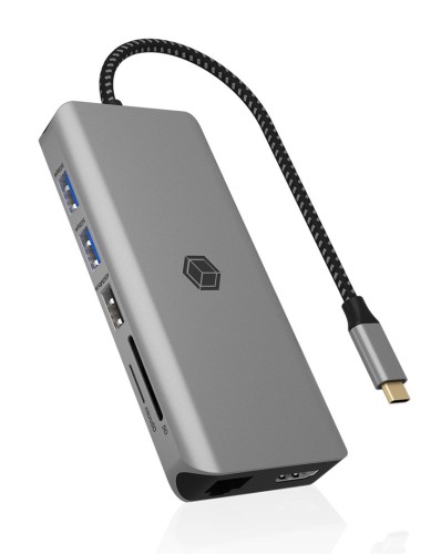 Stacja dokująca D ICY BOX IB-DK4061-CPD USB-C 12-Port 100W - 2745199