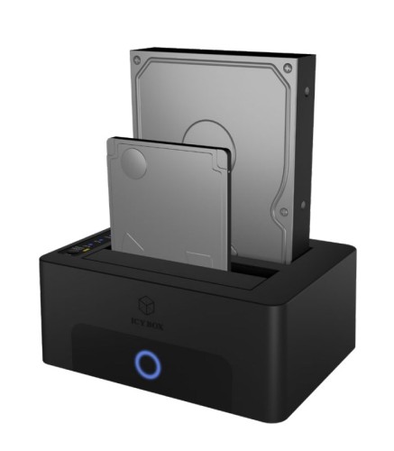 ICY BOX IB-1232CL-U3 USB 3.2 Gen 1 (3.1 Gen 1) Type-A Czarny - 2745210
