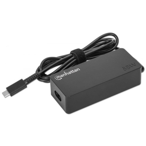 Zasilacz sieciowy Manhattan do laptopa 65W/3.25A 5-20V USB-C Power Delivery - 2266129