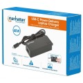 Zasilacz sieciowy Manhattan do laptopa 65W/3.25A 5-20V USB-C Power Delivery - 2266134