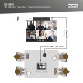 System wideokonferencji DIGITUS 4K ePTZ szeroki kąt 120° Sensor 2.8” 8MP Hi-Fi 4 mikrofony pilot - 1667727
