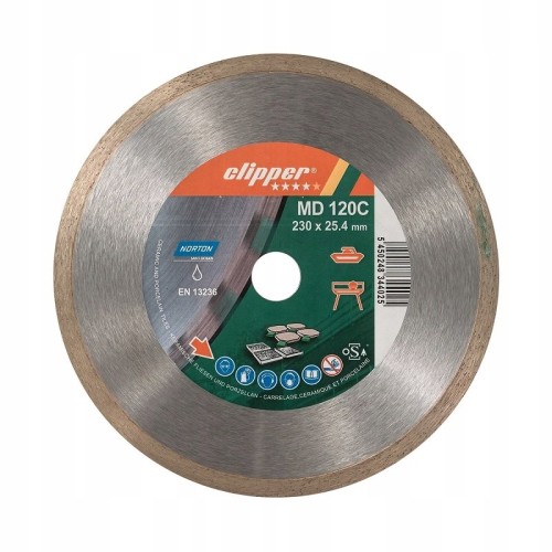 NORTON TARCZA D.PEŁNA 230mm CLIPPER PRO CERAM - 2747082