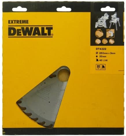 Piła tarczowa do drewna z węglika spiekanego, średnica 250mm, otwór 30mm, 40 zębów ATB - 2747089