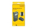 Tester kabli LCD Delock RJ45 / PoE / DC - zestaw do testowania sieci - 2747248