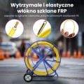 Extralink Pilot 8mm 250m | Pilot do przeciągania kabli | włókno szklane FRP, śr. 8mm, dł. 250m, żółty (EX.30905) - 2747255