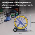 Extralink Pilot 8mm 250m | Pilot do przeciągania kabli | włókno szklane FRP, śr. 8mm, dł. 250m, żółty (EX.30905) - 2747259