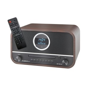 Albrecht DR 790 CD Cyfrowe Radio FM - Bluetooth - Odtwarzacz CD - Słuchawki USB - 4.1 Stereo - Pilot zdalnego sterowania