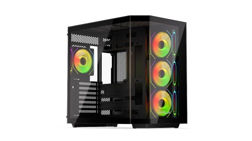 Obudowa KRUX Empero ATX, z oknem, bez zasilacza, czarna - 2747618