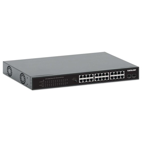 Switch Gigabit 24-portowy PoE+ z 2 portami SFP - 1397802