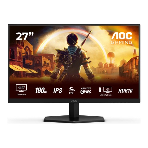 Monitor AOC Q27G42XE 27" IPS QHD 180Hz 1ms 2560x1440 2xHDMI Czarny - 2512779