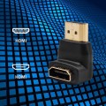 Przejściówka Qoltec HDMI męska/ HDMI żeńska (kątowa) - 2754166