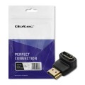 Przejściówka Qoltec HDMI męska/ HDMI żeńska (kątowa) - 2754167