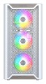 Drewniana obudowa PC Montech XR, Midi-Tower, ATX, ARGB, Szkło hartowane - biała - 2747526