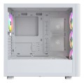 Drewniana obudowa PC Montech XR, Midi-Tower, ATX, ARGB, Szkło hartowane - biała - 2747528
