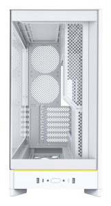 Obudowa PC Montech HS02, Midi-Tower, ATX, Szkło hartowane, ARGB - biała