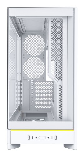 Obudowa PC Montech HS02, Midi-Tower, ATX, Szkło hartowane, ARGB - biała - 2747541