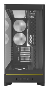Obudowa PC Montech HS02, Midi-Tower, ATX, Szkło hartowane, ARGB