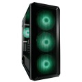 LC-Power Gaming 804B - Midi Tower - obudowa PC - ATX - micro ATX - Mini-ITX - Metal - Plastik - Szkło hartowane - 16 cm - 2592813