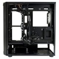 LC-Power Gaming 804B - Midi Tower - obudowa PC - ATX - micro ATX - Mini-ITX - Metal - Plastik - Szkło hartowane - 16 cm - 2592820