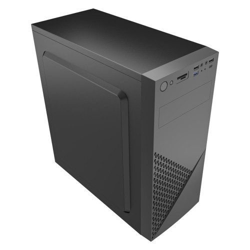 GEMBIRD OBUDOWA FORNAX 170 MIDI-TOWER (1X USB 3.1, 2X USB 2.0, 1X USB TYP-C, CZYTNIK KART, 2X MINIJACK) CZARNA - 2733326