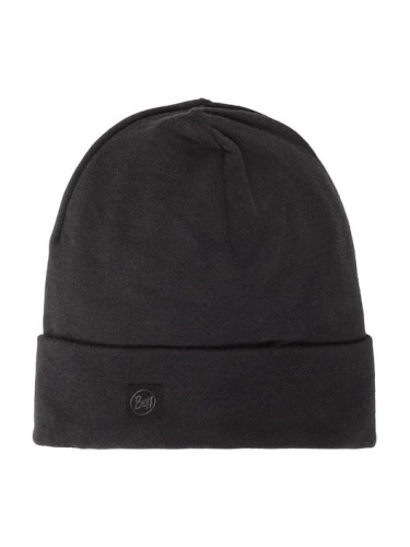Czapka BUFF MERINO HEAVYWEIGHT BEANIE SOLID BLACK - 2207208