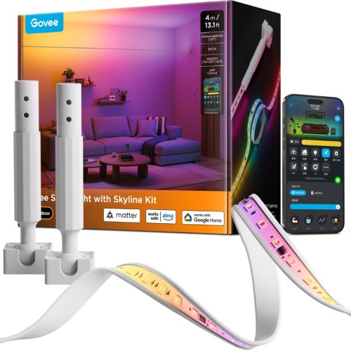 Taśma LED Govee H61B8 RGBICWW Skyline Strip Light 2.4GHz Wi-Fi + Bluetooth, 350 lm/m - 2747905