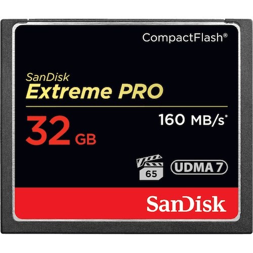 Karta pamięci Compactflash SanDisk Extreme PRO 32GB 160/150 MB/s - 2747918