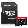 ADATA MicroSDXC 512 GB Class 10 UHS-I/U3 A2 V30 - 2748407