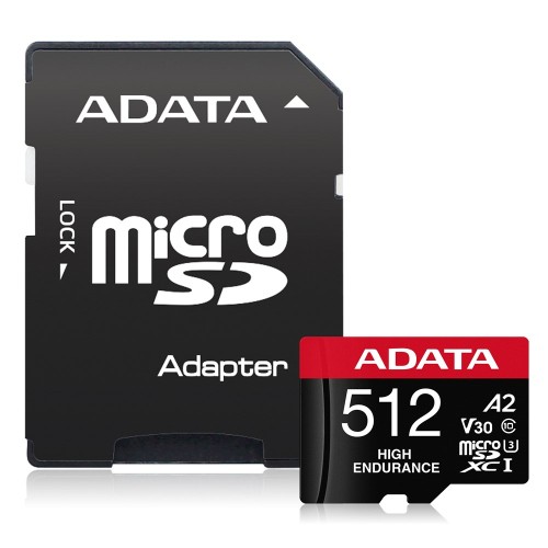 ADATA MicroSDXC 512 GB Class 10 UHS-I/U3 A2 V30 - 2748407
