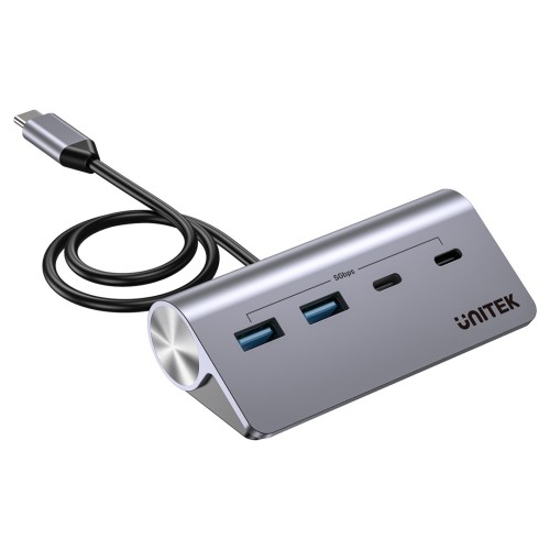 UNITEK HUB ALUMINIOWY USB-A/C 2X USBA 2X USBC 5GBP - 2733831