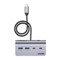 UNITEK HUB ALUMINIOWY USB-A/C 2X USBA 2X USBC 5GBP - 2733832