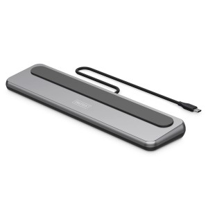 Stacja dokująca USB-C 12 portowa, max. 8K/30Hz z HDR, HDMI, DP, max. 3 monitory (MST), USB-C 3.2 Gen2, Gigabit Ethernet, SD/Micro SD, Audio, PD 100W