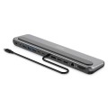 Stacja dokująca USB-C 12 portowa, max. 8K/30Hz z HDR, HDMI, DP, max. 3 monitory (MST), USB-C 3.2 Gen2, Gigabit Ethernet, SD/Micro SD, Audio, PD 100W - 2726854