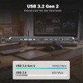 Stacja dokująca USB-C 12 portowa, max. 8K/30Hz z HDR, HDMI, DP, max. 3 monitory (MST), USB-C 3.2 Gen2, Gigabit Ethernet, SD/Micro SD, Audio, PD 100W - 2726857