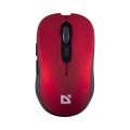 DEFENDER MYSZ BEZPRZEWODOWA GASSA MM-105 RF SILENT CLICK CZERWONA 52103 - 2273350