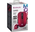 DEFENDER MYSZ BEZPRZEWODOWA GASSA MM-105 RF SILENT CLICK CZERWONA 52103 - 2273354