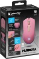 DEFENDER MYSZ BEZPRZEWODOWA PANDORA GM-502 RF 3200DPI 7P RÓŻOWA 52501 - 1671013